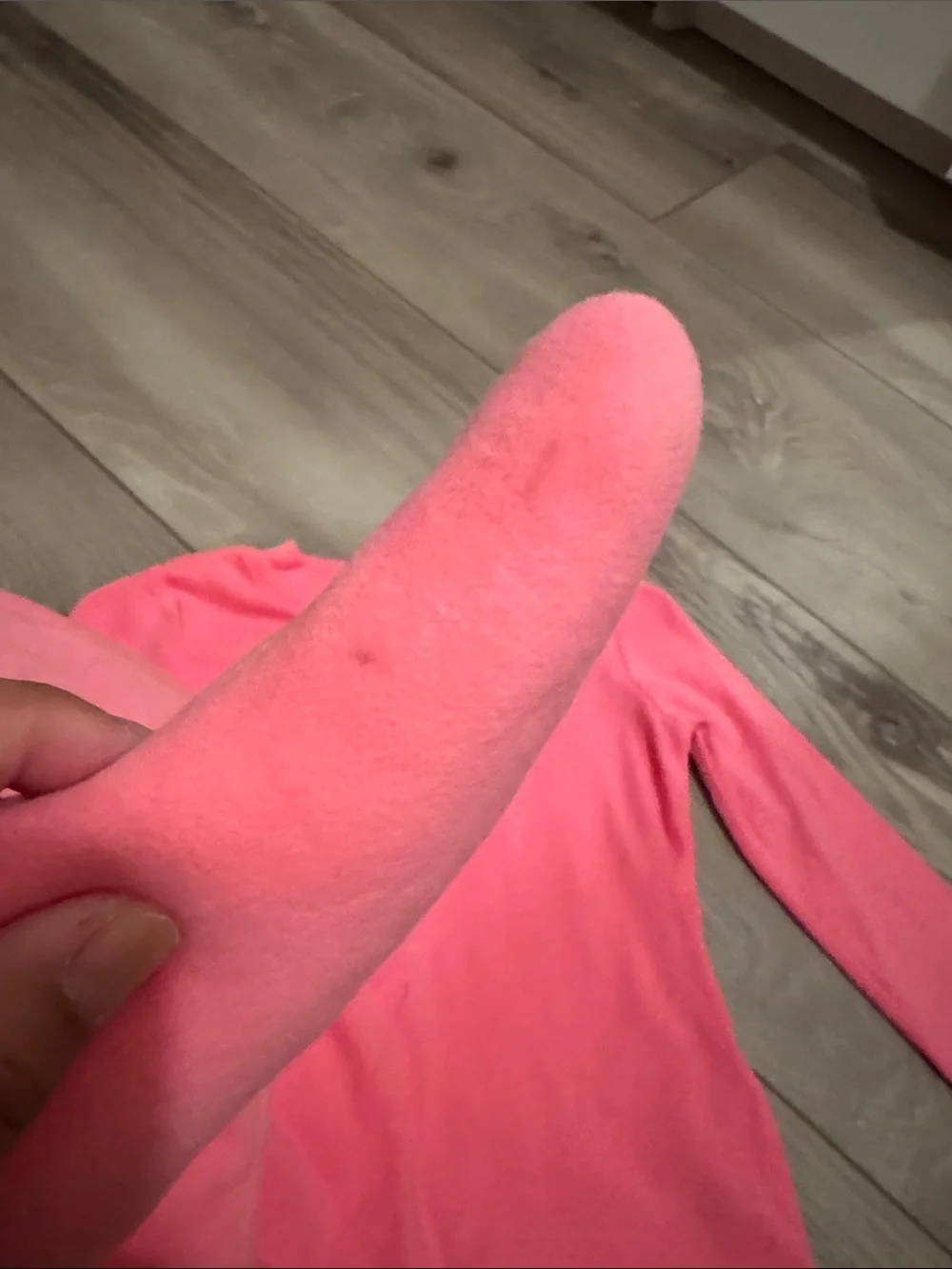 Pink Dinosaur Hooded Fleece Costume - Picture 5 of 5